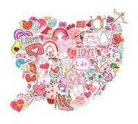 Chicpant 100Pcs Stickers Mariage Stickers Saint Valentin Autocollantes Mariage Autocollant Amour Autocollant Scrapbooking Pour Cartes de Vœux, Ordinateurs Portables, Enveloppes (Autocollants d'amour)