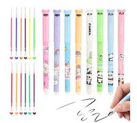 Chicpant 8 Stylo Effacable Animaux Stylo Kawaii Effacable 12 Recharges