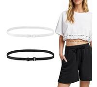 Chicpant Lot de 2 Ceinture élastique Réglable Crop Tuck Pour Les Chemises Ceintures élastiques Pour Femmes