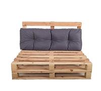 Chicreat - Ensemble de Coussins pour Palettes, 120 x 40 x 10/20 cm