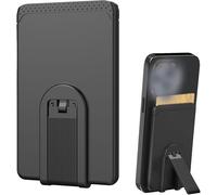 Chicslick-1 Pcs Porte Carte Telephone, Porte-Cartes Support En Silicone, Portefeuille Autocollant Porte Carte Carte De Crédit Avec Support, Porte Carte, Card Holder Pour Téléphone, Noir[X1764]