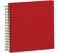 Chicslick-1329452366 - S.O.H.O. Album Photo Wire-O 230 X 230 Mm, 60 Pages Blanc Cassé, Rouge, 1 Pièce[J418]