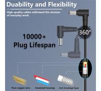ChicSlick-150W Chargeur Ordinateur Portable Pour Asus Tuf Fx505 Fx505D Fx505Dt Fx705Dt Fx705Du Rog Adp-150Ch B A18-150P1A Strix G531Gt G531Gd G731Gt Adaptateur Alimentation 6.0Mm*3.7Mm[X722]