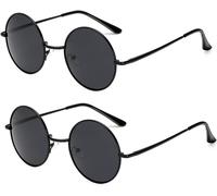 Chicslick-2 Vice Lunettes De Soleil Vintage Rond, Lunettes De Soleil Classiques, Lunettes De Soleil Voyage, Cadre Métallique, Lunettes De Soleil Polarisées, Avec Protection Uv400, Pour Femmes Hom[X156