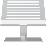 ChicSlick-Adjustable Laptop Stand - Support Ergonomique Pour Ordinateurs Portables Jusqu'À 18 Pouces (Hauteur Et Inclinaison Réglables, Aluminium Durable, Design Ventilé) Blanc[X2026]