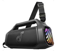 ChicSlick-Boom 2 Plus Enceinte Bluetooth Puissante, 140W, 2+2 Canaux Stéréo, Bassup 2.0,Charge Rapide 30W, 20H, Ipx7, Lumières Rgb, Usb-C, Pour L'Extérieur, Le Camping, La Plage Et Le Jardin[X736]