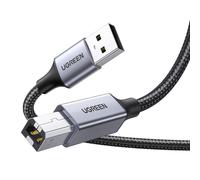 ChicSlick-Câble Imprimante Usb Cable A Vers B 2.0 Nylon Tressé Compatible Avec Printer , Canon, , Lexmark, Brother, Hero (2M)[X301]