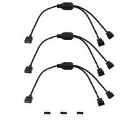 ChicSlick-Câble Répartiteur Rvb 4 Broches 12 V 4 Broches Femelle Vers Sm 4 Broches Mâle Rgb Extension Câble D'Alimentation Pc Rgb Wires Pour Ventilateur D'Ordinateur Bande Led De Carte (M 1 [X1164]