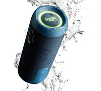 ChicSlick-Enceinte Bluetooth 5.3 Puissante 25 W, Étanche, Batterie 13H, Microphone, Aux-In, Usb Type C, Tws, Compatible Avec Alexa Haut-Parleur Portable Goody 4. Bleu[X705]