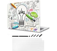 ChicSlick-Étui Pour Macbook Air 15,3 Pouces¿Versions 2025-2023 (Modèle Macbook Air 15 A3241 M4 A3114 M3 A2941 M2 Chip), Coque Rigide Avec Housse De Clavier,Ampoule -2[X1801]