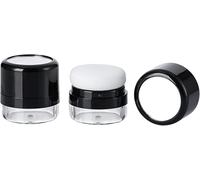 ChicSlick-Lot De 2 Flacons Vides Pour Shampooing Sec En Poudre Pour Femme - Réutilisables - Format Voyage - Avec Applicateur En Éponge Pour Une Application Facile - Boîte À Poudre Libre Rech[X1020]