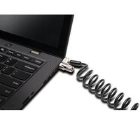 ChicSlick-Microsaver 2.0 Câble De Sécurité Spirale À Clé Pour Ordinateur Portable, Acier Carbone Résistant À La Découpe,Verrou Robuste De 10Mm, Technologie Verrouillage T-Bar-1,8 M De Long ([X624]