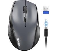 ChicSlick-Pro Souris Sans Fil, Souris Sans Fil Rechargeable Silencieuse, 6400 Dpi Réglable Optique Souris Ergonomique Pour Ordinateurs Portables, Mac, Pc, Windows[X2902]