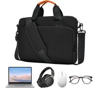 ChicSlick-Sac Pour Ordinateur Portable 17-17,3 Pouces Sac Pc Tablette Ordinateur Noir Bandoulière Ordinateur Étanche Grand Porte-Documents Sac D'Ordinateur Épais Pour Pc Macbook Bureau Voyag[X1762] No