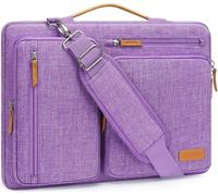 ChicSlick-Sacoche Ordinateur Portable,Sacoche Pc Portable 13 Pouces Compatible Avec Macbook Air 13 M3 M2 M1/Pro 13,Sac Ordinateur Sac Mes R Côté Ouvert Avec 4 Poches Zipper&Poignée,Lilas[X2382] Violet