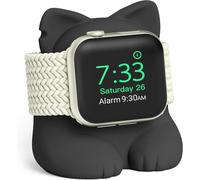 ChicSlick-Support De Chargeur Compatible Avec Apple Watch Series 49/45/44/42/41/40/38 Mm, Iwatch Ultra2/Ultra/9/8/7/6/Se2/Se/5/4/3/2/1, Station De Charge En Silicone Prenant En Charge Le Mode Sup[X194