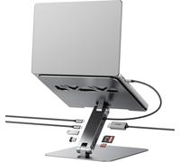 ChicSlick-Support Pour Ordi Portable Avec Station D'Accueil Usb C 7In1, Hdmi 4K@60Hz, 1*Sd 1*Micro Sd, 100W Pd, 10Gbps 1*Usb C 3.2 & 2*Usb A 3.2 Compatible Avec Macbook Pro/Air, Ipad Pro, Xp[X50]