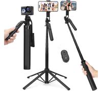 ChicSlick-Trépied Pour Téléphone Portable Pied Appareil Photo Trepied Smartphone 180 Cm Support Telephone Trepied Video Voyage Avec Iphone, Android Et Samsung[X943]