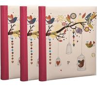 Chicslick-Vintage Art Deco Style Self-Adhesive Photo Albums With Totalling 60 Sheets/120 Sides - Pack Of 3[J444]