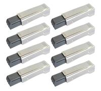 Chidées à fermeture douce pour portes d'armoire, 8 pcs à fermeture la la douce Clip charnière Soft Top Retroget Attachement pour la porte et les meubles, l'amort