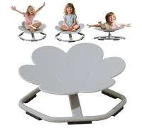 Chidiam Chaise Pivotante Sensorielle pour Enfants,Tabouret Pivotant 360°,Jouet sensoriel pour Enfants Autistes et Atteints de TDAH pour Coordonner Le Corps et l'équilibre (Gris)