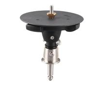 Chidlantu Windsurfing Mast Base, Surfing Tendon Joint Mast Foot Base, 360° Universal Mast Base for Outdoor Sports, Black Nylon Metal Windsurfing Accessory with High Strength and Wear Proof