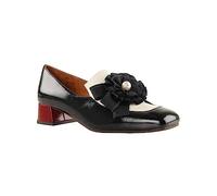Chie Mihara Femme Raven41 Tissu Oxford, Noir/Blanc/Rouge, 41 EU