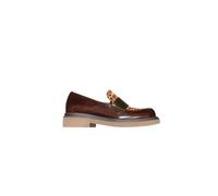 Chie Mihara - Mocassins à Imprimé Animal Effet Verni - Femme - Chaussures - Brun - Taille: 39 EU