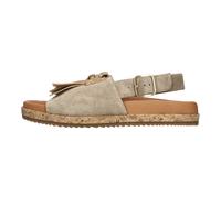 Chie Mihara - Yugau Zeus Sandale Plate en Daim - Femme - Chaussures - Brun - Taille: 37 EU
