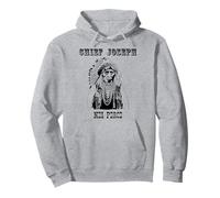 Chief Joseph Nez Perce Indiens Amérindiens Histoire Cadeau Sweat à Capuche