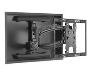 Chief Thinstall Wall Display Mount with Dual Swing - For monitors 42-75" - support - full-motion - pour écran plat - noir