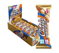 Chiefs Barres protéinées - Délicieuses barres protéinées douces au chocolat - faible on sucre, 16 grammes de protéines, sans huile de palme - Soft Bar Peanut Caramel 15x55 g