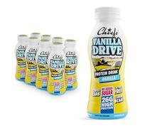 Chiefs® Milk Protein Drink avec 25g de protéines et BCAA • Shake de haute protéine à faible teneur en carbes, sans lactose, faible en sucre • 8 x 330ml (Vanilla Drive)