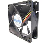 Chieftec AF-0825S Ventilateur Noir 80x80 2200 RPM