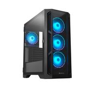 Chieftec APEX GA-01B-TG-OP Boîtier PC Midi Tower ATX Noir - 3x 120mm avant, 1x 120mm arrière, USB 3.2 Gen 1/Gen 2 Type-A/Type-C, SPCC, compatible radiateurs 420mm.