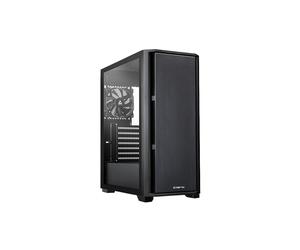 Chieftec AS-02B-TG-OP Boîtier PC Midi Tower Noir, ATX/microATX/Mini-ITX, vitre latérale verre trempé, ventilateur 120mm arrière, USB 2.0/Type-C