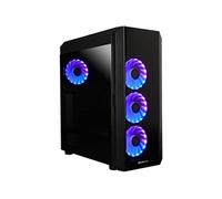 Chieftec Boîtier Moyen Tour ATX Scorpion 3 GL-03B-OP RGB panneaux vitrés Noir
