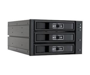 Chieftec CBP-2131SAS Obturateur de baie de lecteur Panneau de support Noir, Cadrage
