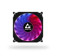 Chieftec CF-1225RGB système de refroidissement d'ordinateur Boitier PC Ventilateur 12 cm Noir