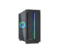 Chieftec Chieftronic G1 Tour Noir, ATX/microATX/Mini-ITX, 2x3.5", 4x2.5", 7 slots, Vent. Arrière 1x120mm, USB 3.2, SPCC, Vitre latérale, Éclairage RGB