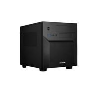 Chieftec CI-02B-OP Boîtier Cube Noir - Micro ATX/Mini-ITX, 3x3.5", 3x2.5", 1x5.25", SPCC, Ventilateurs 120/140mm, USB 3.2 Gen 1, Sans Alimentation