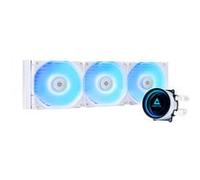 Chieftec CLC-360-RGB-W système de refroidissement d’ordinateur Boitier PC Refroidisseur de liquide tout-en-un 12 cm Blanc, Watercooling