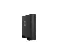 Chieftec Unité Centrale Compact IX-06B-OP iTX m-ATX Slim Noir sans alimentation USB/Audio