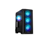 Chieftec GA-01B-L-OP APEX LUMO - Boîtier PC Midi Tower Noir, Façade Mesh, 4x140mm ARGB, Radiateurs 420/360mm, USB 3.2 Gen1/Gen2 Type-C, ATX/EATX