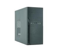 Chieftec Boîtier PC mini-tour micro-ATX HO-12B-OP – Noir, 3 baies, pas d'alimentation