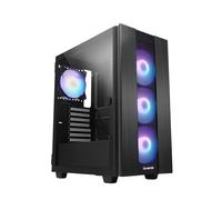 Chieftec Boîtier PC Hunter 2 – Moyen tour ATX Verre trempé RGB Noir