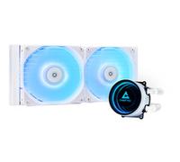 Chieftec ICEBERG 240-RGB-W Boitier PC Refroidisseur de liquide tout-en-un 12 cm Blanc, Watercooling