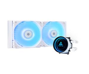 Chieftec ICEBERG 240-RGB-W Boitier PC Refroidisseur de liquide tout-en-un 12 cm Blanc, Watercooling