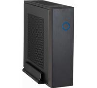 Chieftec Boîtier PC IX-03B-85W Mini-ITX, 1x 3,5" 1x 2,5", Alimentation 85W, Noir, 63x197x220 mm