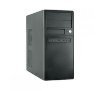 Chieftec MIDI Gehäuse Uni CG-04B-OP ATX (Schwarz) ohne Netzteil